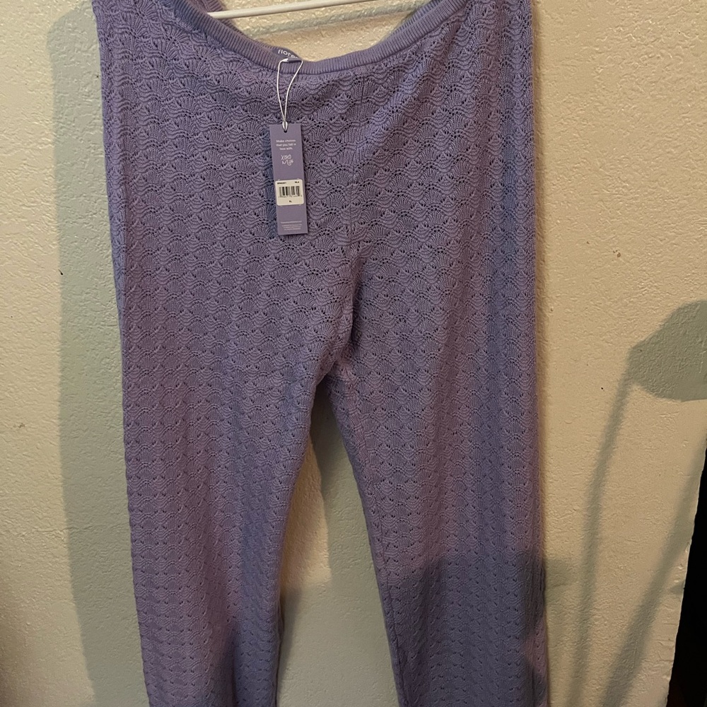 Women's Wide Leg Pants in Lavender